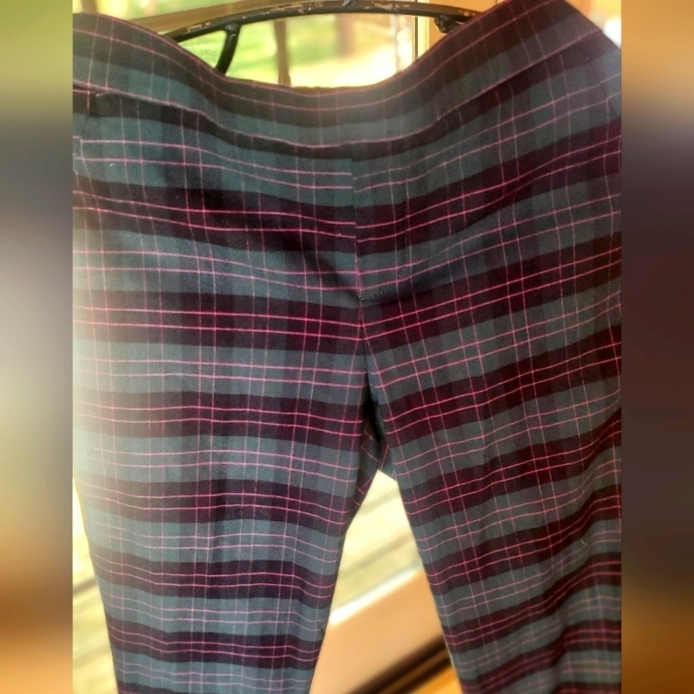 Banana Republic Hayden Tartan Lined Plaid‎ Sz. 4 Pants